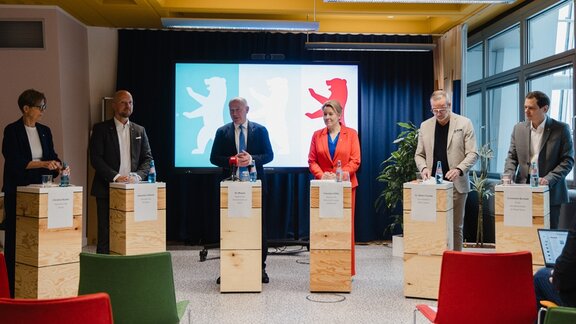 Die Mitglieder des Steuerungskreises Transformation der Berliner Industrie