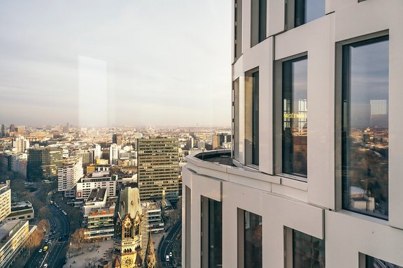 Blick auf ein Bürogebäude der Firma Nextwind