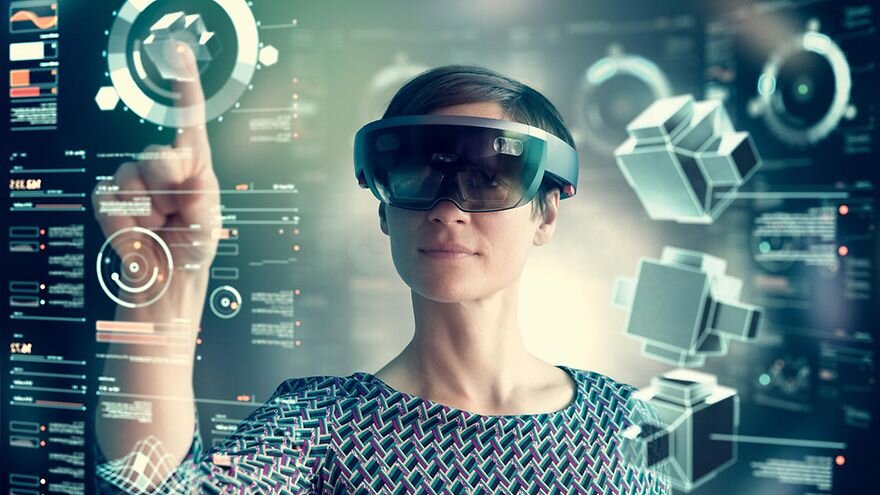 Symbolbild für digitales Arbeiten mit einer 3D Brille