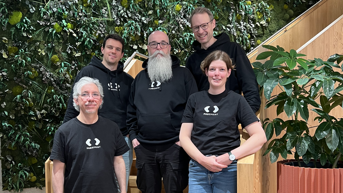 Ein Teil des Teams von Footprint Technologies