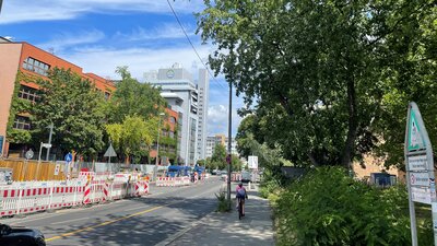 Außenaufnahme des Unternehmenssitzes von Bayer Schering Pharma in Berlin
