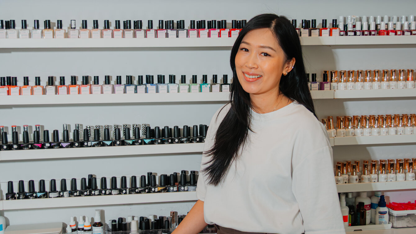 Die Gründerin der Glowy Beauty Bar. 