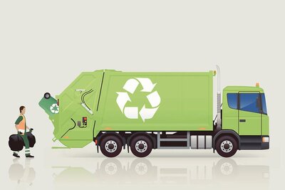 Symbolbild von grünem Recycling