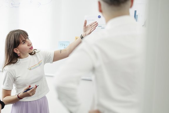 Irma Mariam Kummer, Personalcheffin von DCSO, im Gespräch