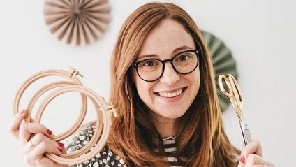 Louise Lemke mit DIY-Zubehör