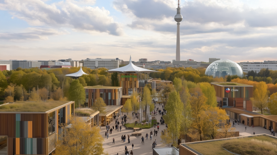 Beispielfoto von der Expo 2035 in Berlin