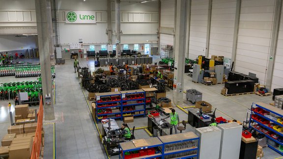 Das Warehouse von Lime in Berlin