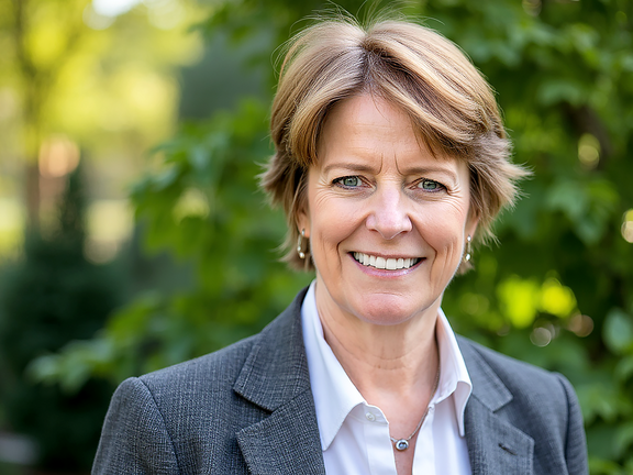 Portrait von Jutta Jakobi, Marketing-Managerin der Fachmesse Gitex