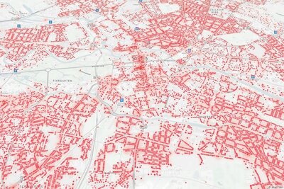 Eine Karte von Berlin