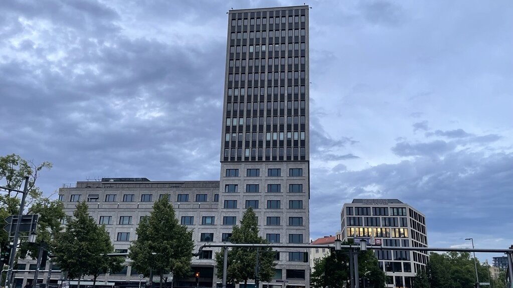 Das ehemalige Hotel Tiergarten beim Umbau
