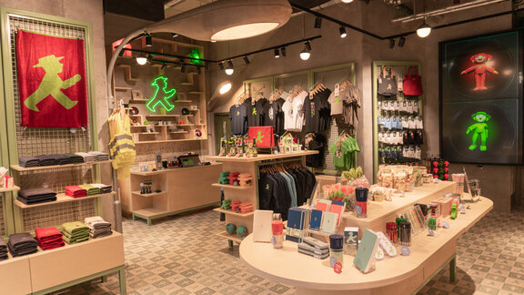 Ansicht des Ampelmann-Stores im Tacheles.