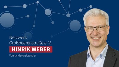 Foto von Hinrik Weber, Vorstandsvorsitzender vom Netzwerk Großbeerenstraße e.V.
