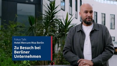 Philip Ibrahim, General Manager im Mercure Hotel Moa Berlin, im Kurzinterview. 